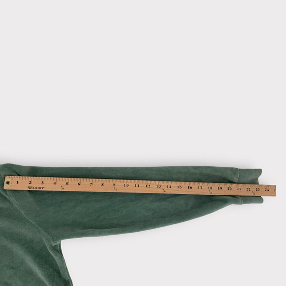 NWT RE/DONE BY HANES Cropped velour polo shirt Small - Picture 10 of 12